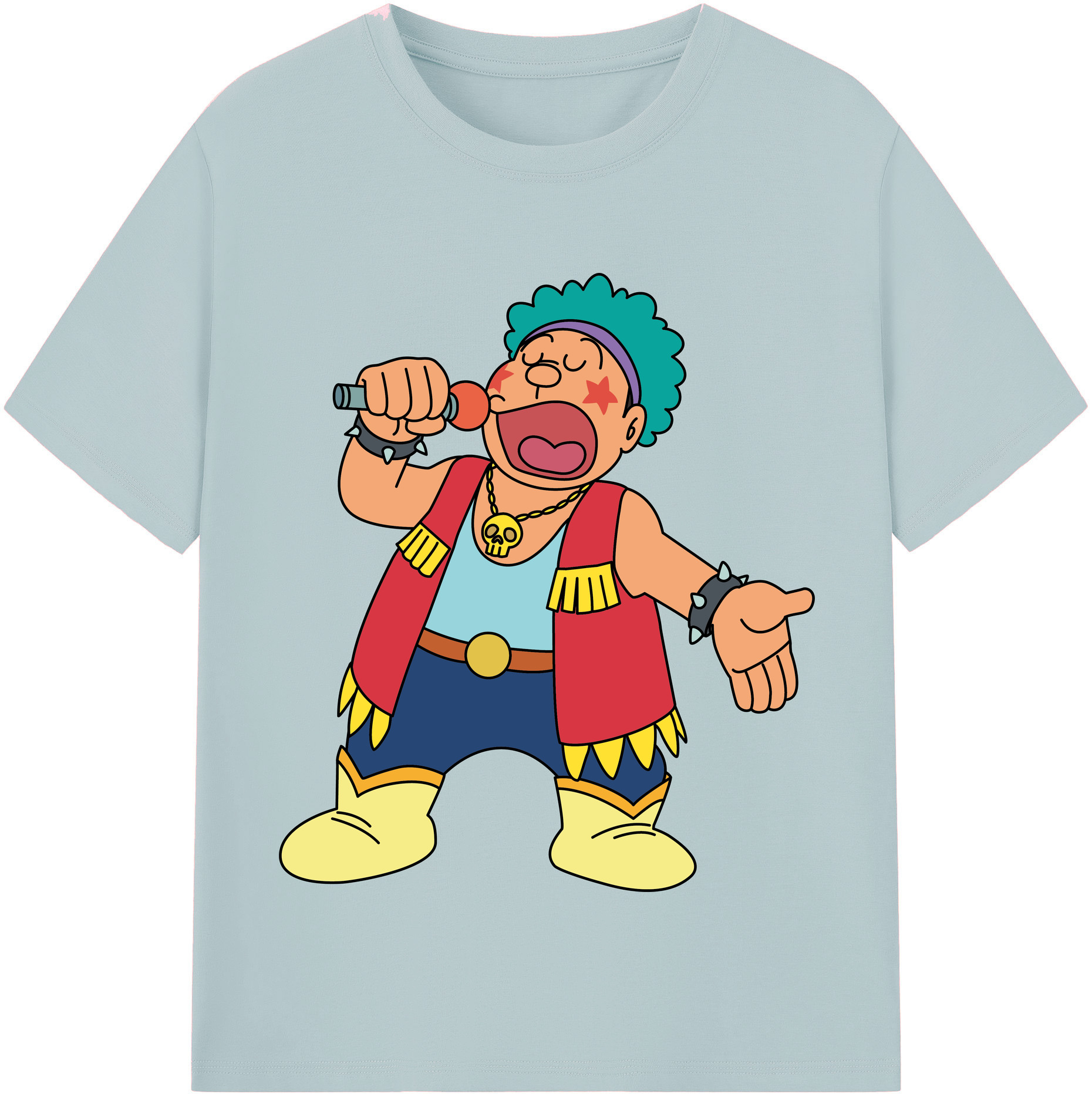 （画像用） ドラえもん 剛田武 Doraemon Gouta Takeshi 綿100％半袖Tシャツ（フロントプリント）